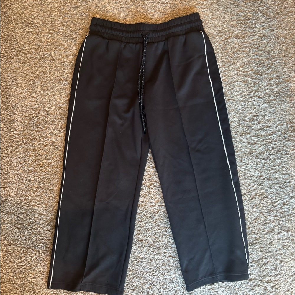 Black Pleated Trouser Pants